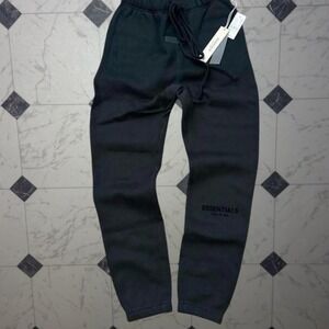 Fear of God‎ Essentials Stretch Limo/Black S Cuffed Sweatpants NWT